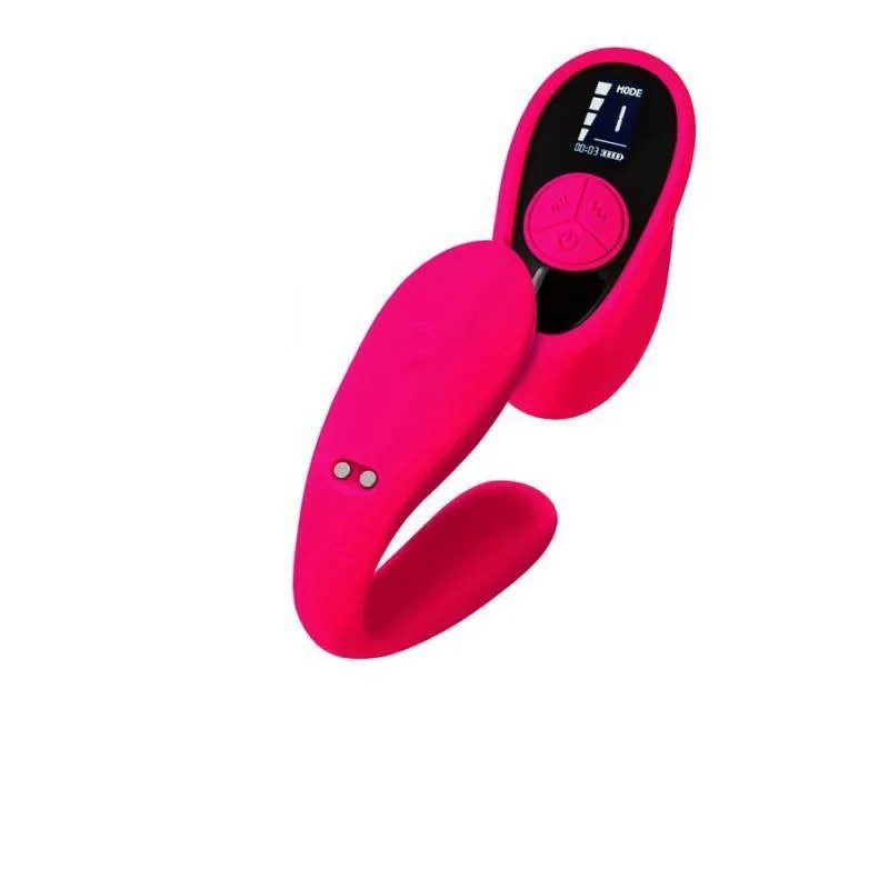 eroTeq Couples Vibrator Dual Motor with Remote (Pink)