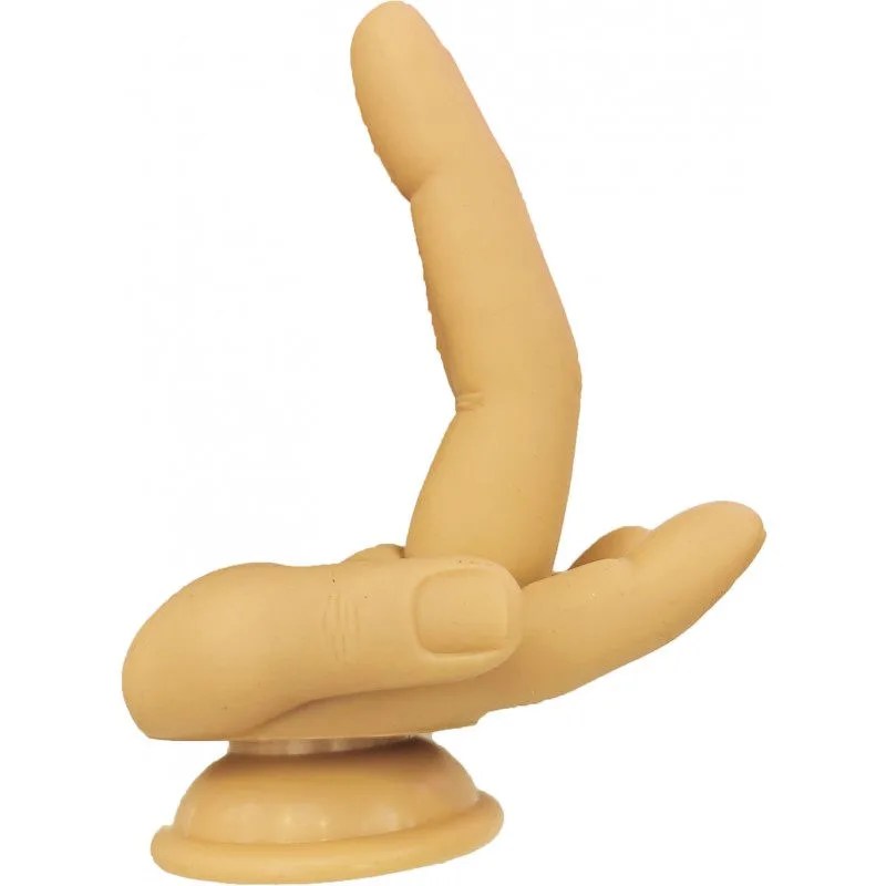 Hott Products Finger Fest Dildo Double Up Flesh