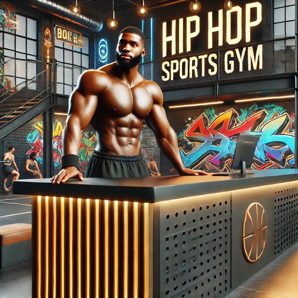 powerful hip hop sports gym