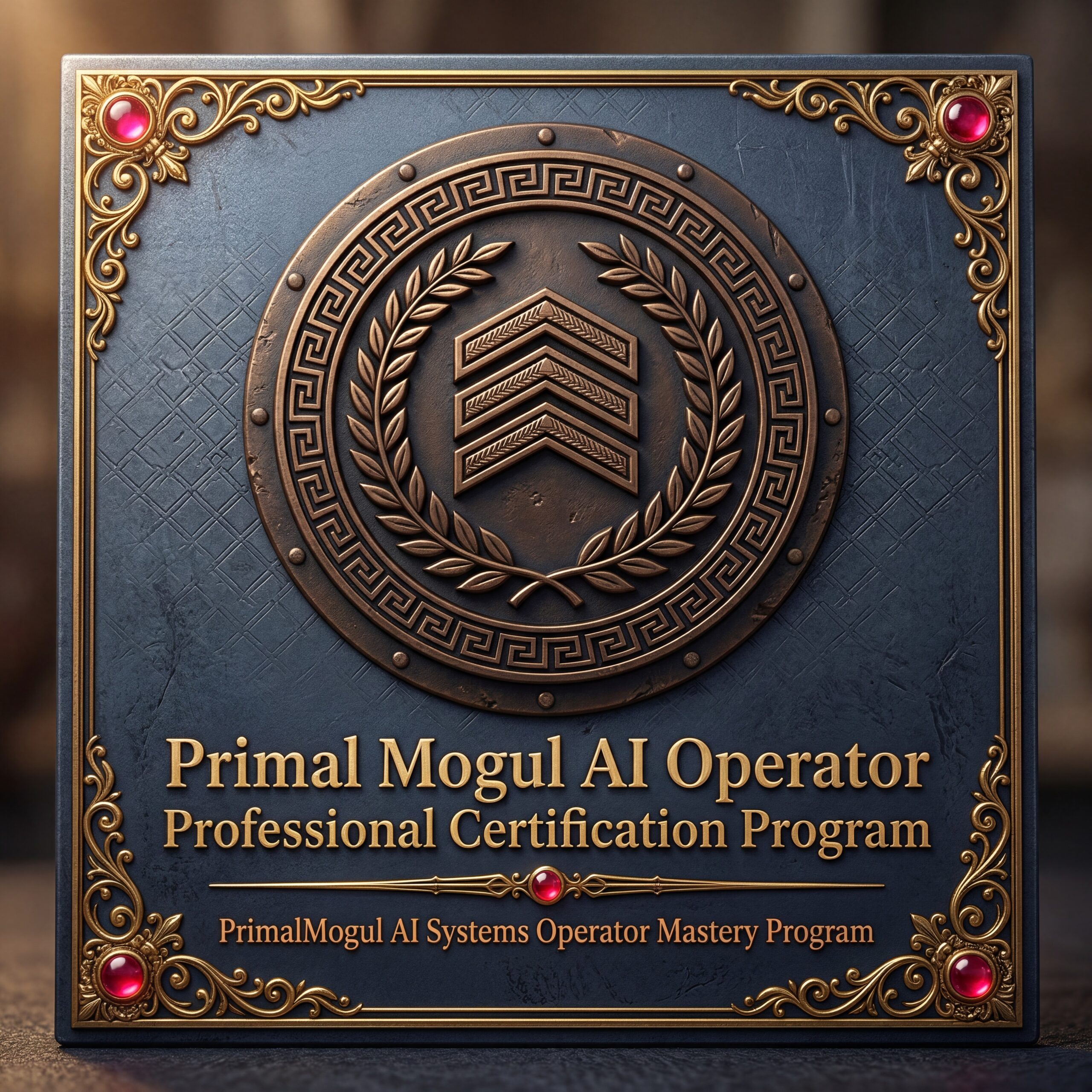 PrimalMogul AI systems professional certification program cover