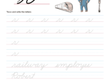 Lowercase Cursive R Worksheet Primarylearning Org