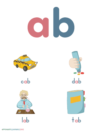 AB Word Family Anchor Chart PrimaryLearning Org