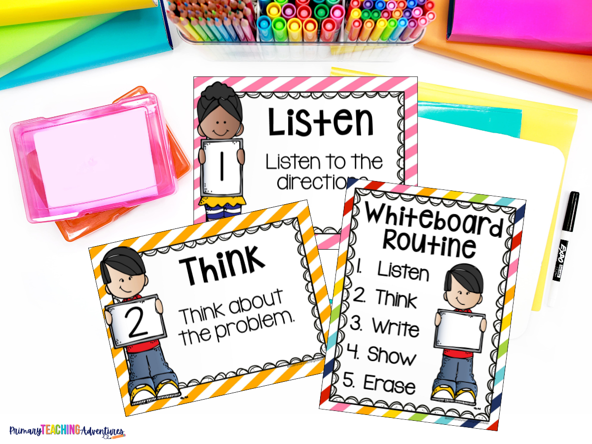whiteboards in the elementary classroom