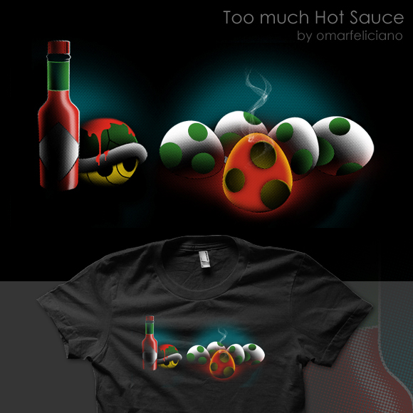 TooMuchHotSauce ShirtComp