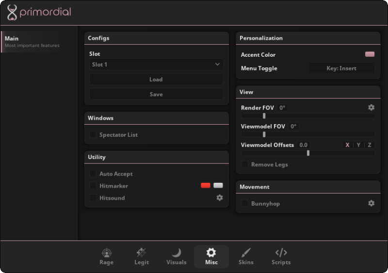 Primordial Premium Cs Go Addon - Creative Sunset Texture - Ultra HD