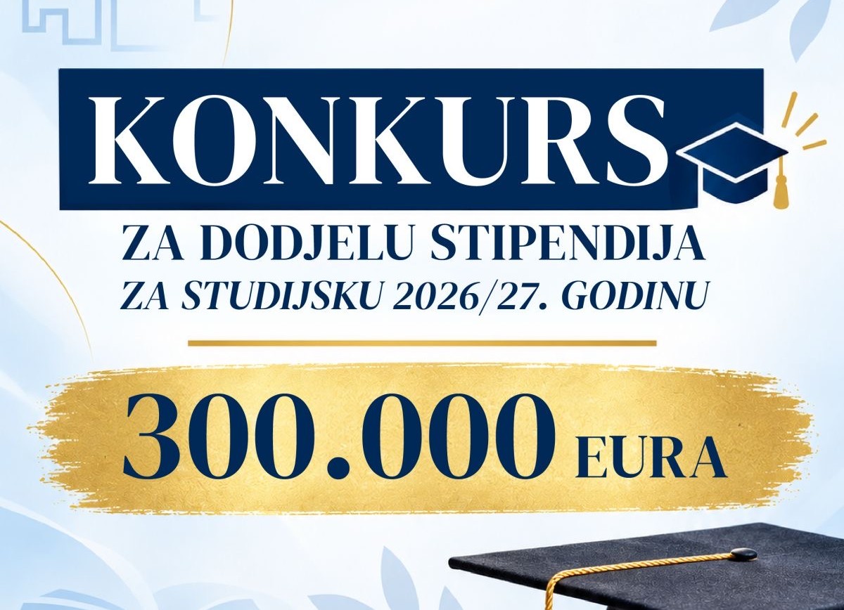 Bar: Stipendije za studente koji imaju prosjek preko devet, do 300 eura mjesečno