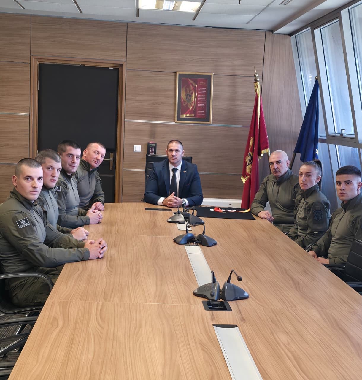 Šćepanović i Pavićević ugostili osvajače medalja na Evropskim policijskim i vatrogasnim igrama