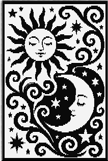Sun & Moon Mosaic Crochet Pattern