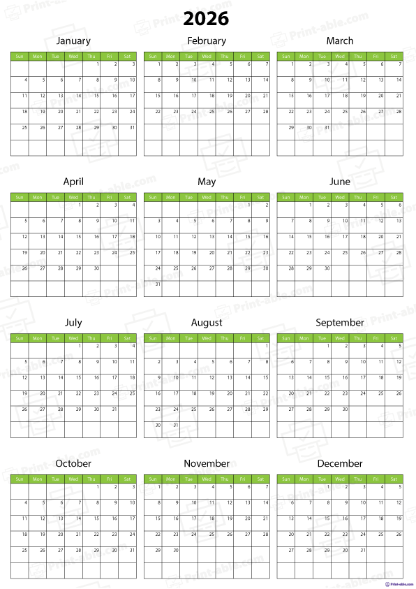 14 Free 2026 Calendar Printable PRINT ABLE IMG 9.webp
