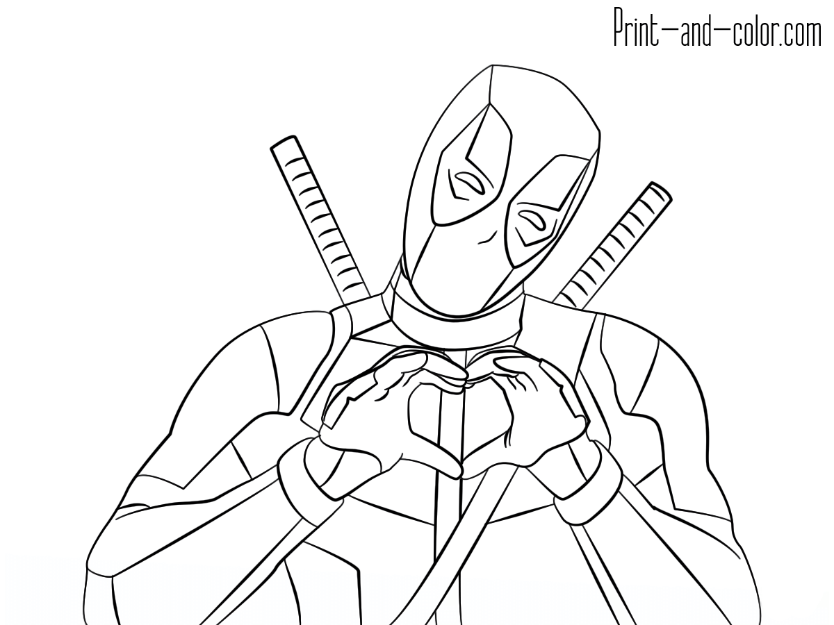 Download Beautiful How To Draw Deadpool Head Drawingforallnet ...