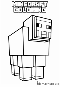 minecraft coloring pages print and colorcom
