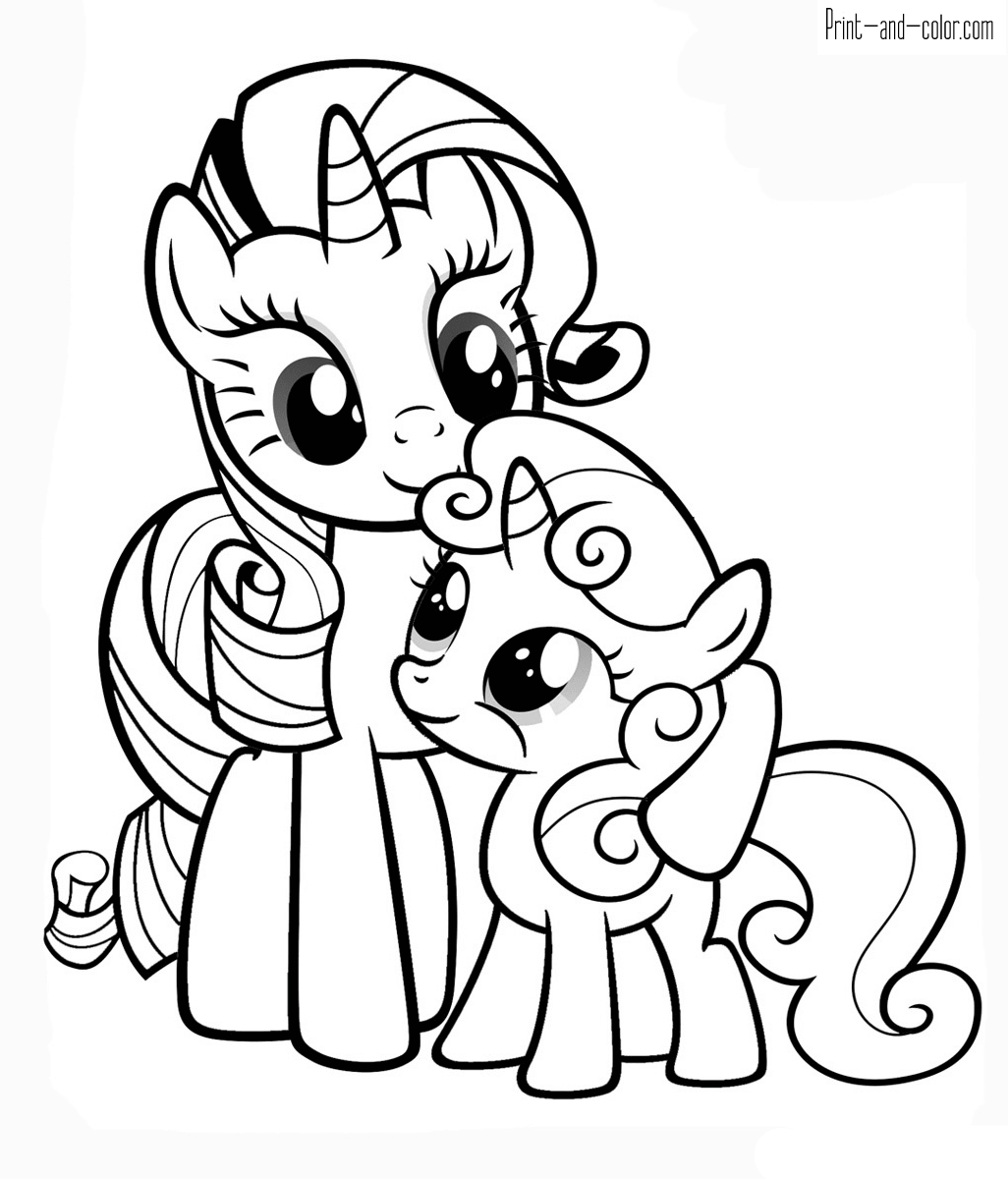 my little pony coloring pages print and colorcom