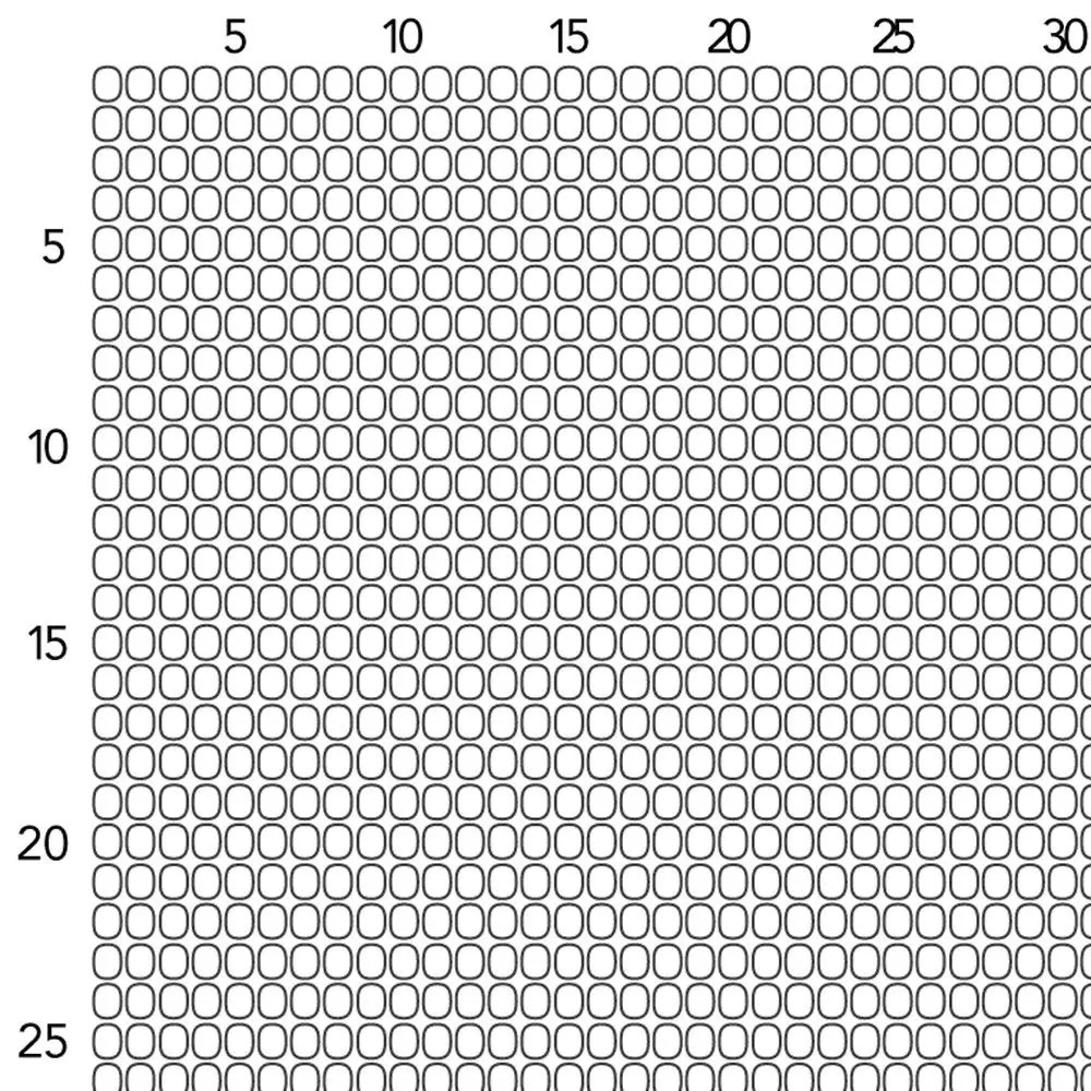 Printable rosette beading graph paper