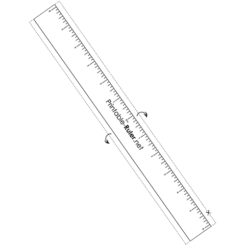 elementary rulers printable ruler