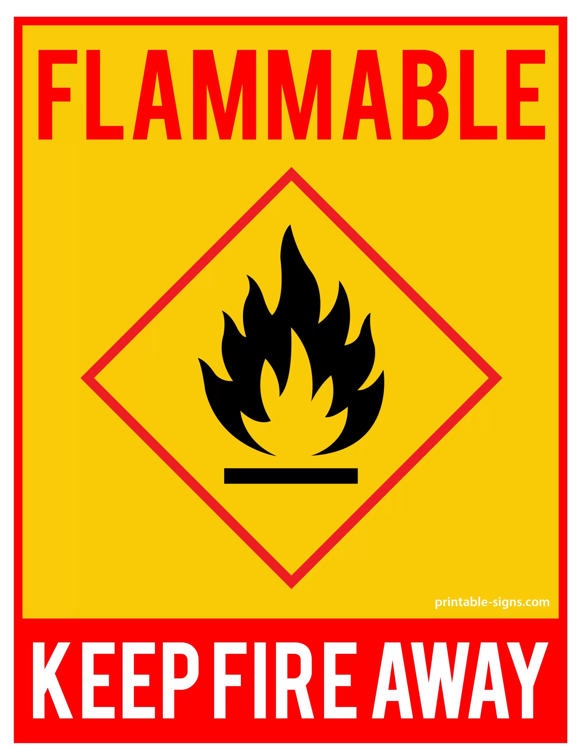 OSHA Warnschild 'Gefahr – Entzündliches Gas' – 25,4 X 35,6 Cm, Schwarz/rot Auf Weiß, Für Innenräume
