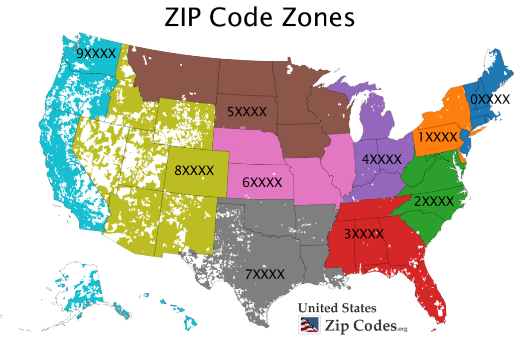 Free Zip Code Map Zip Code Lookup And Zip Code List Map Of Usa With Free Zip Code Map Zip Code Lookup And Zip Code List Map Of Usa With Zip Codes 