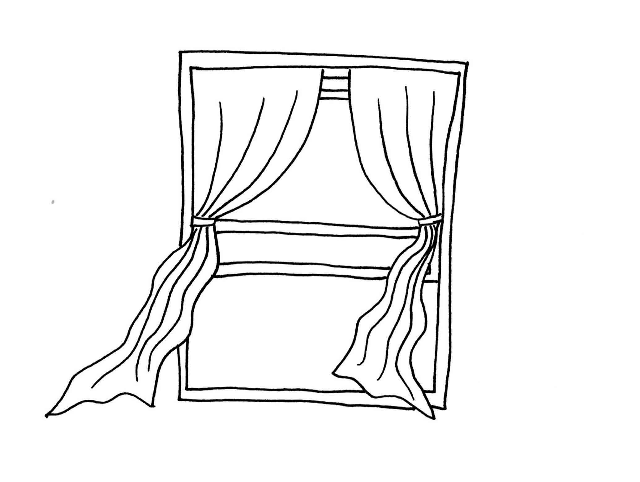 Window Coloring Page Get Coloring Pages