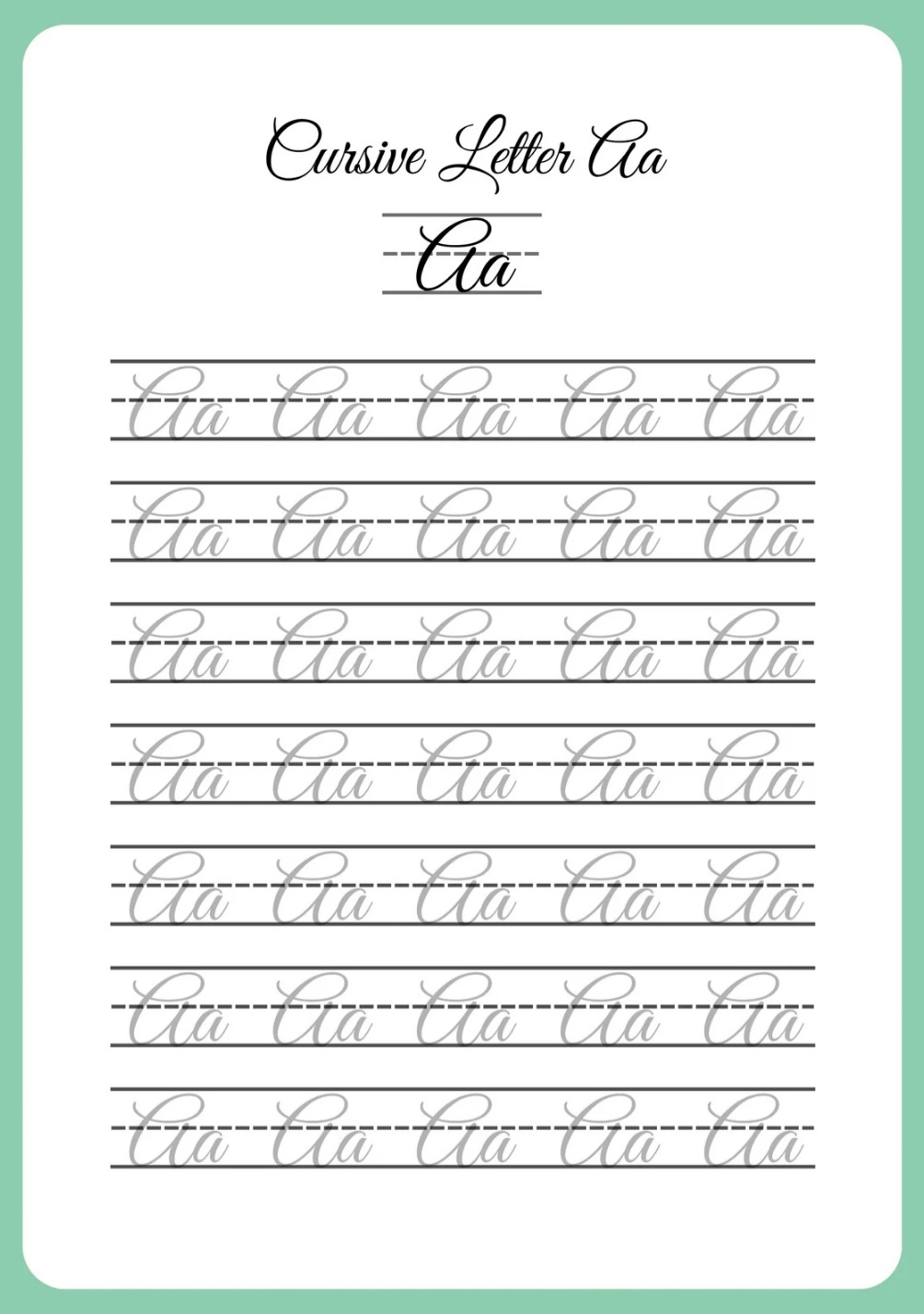 Printable free editable traceable worksheets
