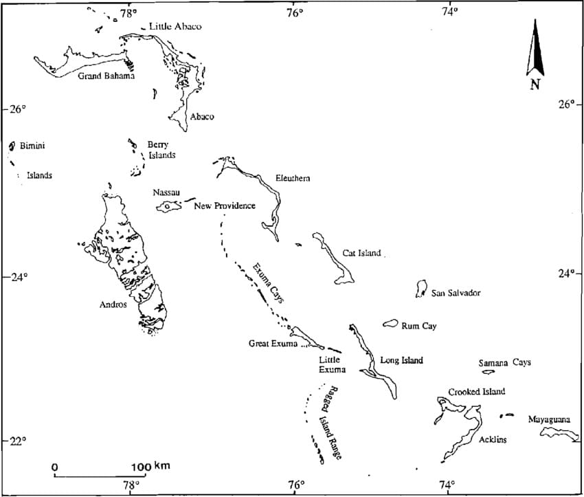 Printable Bahamas Map Printable Bahamas Islands Map 