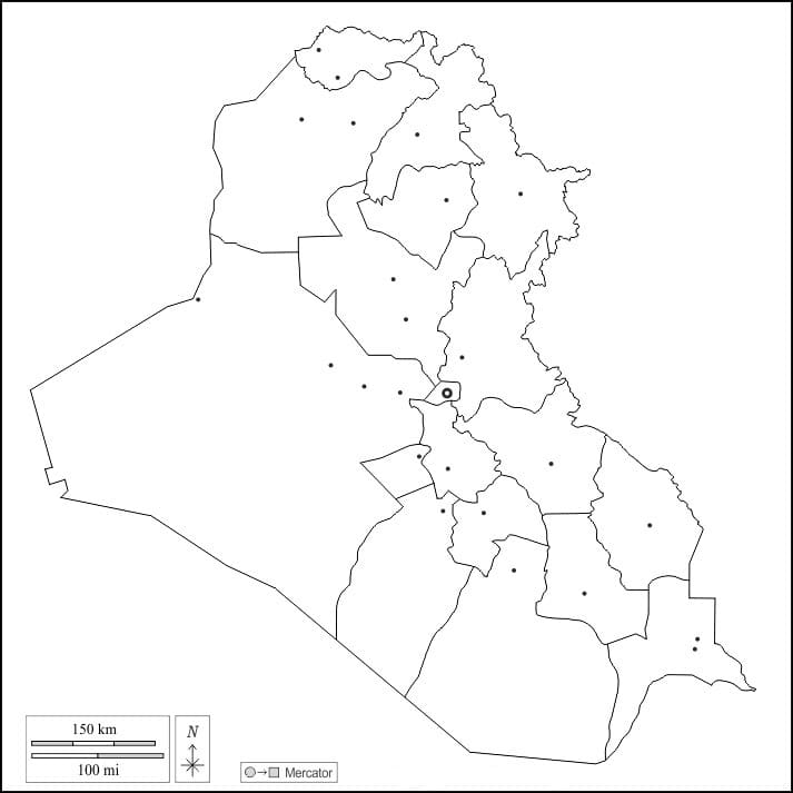 Printable Iraq Map Blank Free Download And Print For You Printable Iraq Map Blank 