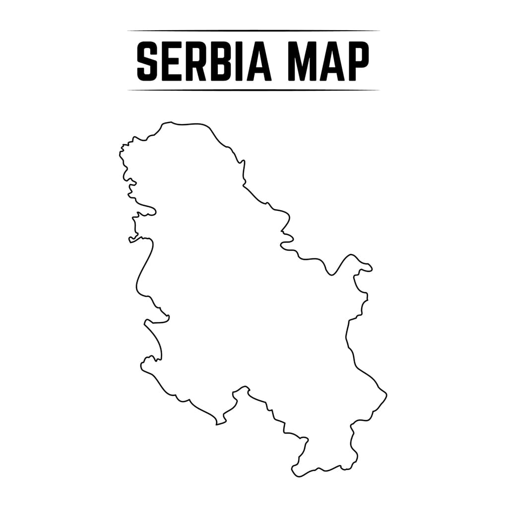 Printable Michigan Map Printable Map Of Serbia 