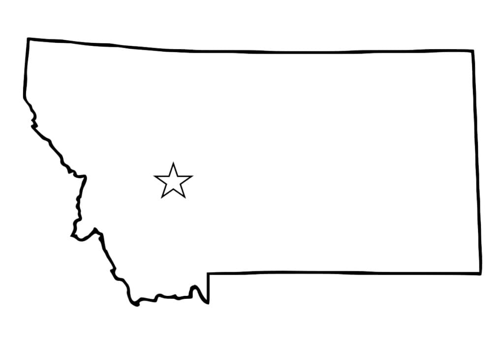 Printable Montana Map Blank Free Download And Print For You Printable Montana Map Blank 