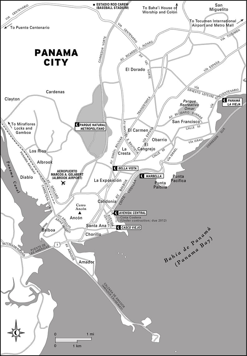 Printable Panama City Map Free Download And Print For You Printable Panama City Map 
