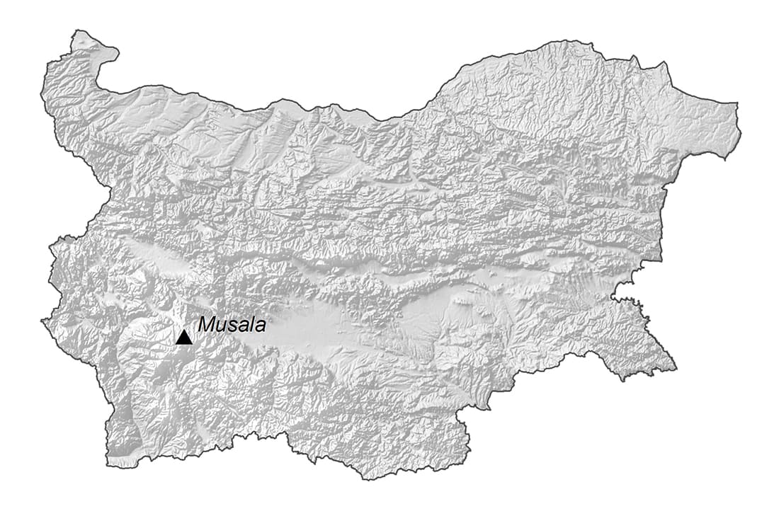 Printable Map Of Bulgaria And Surrounding Countries Free Download And Printable Physical Map Of Bulgaria 