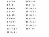 Printable Adding Integers Worksheet Basic Free Download And Print For