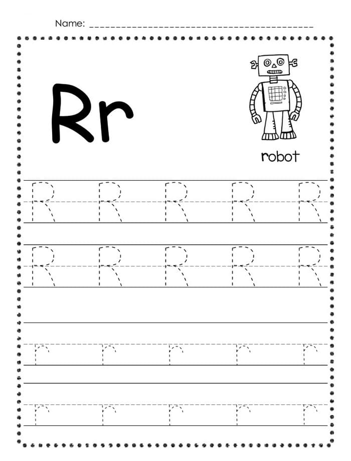 Printable Cursive R Letter Printablelib - Best City Photos in 8K