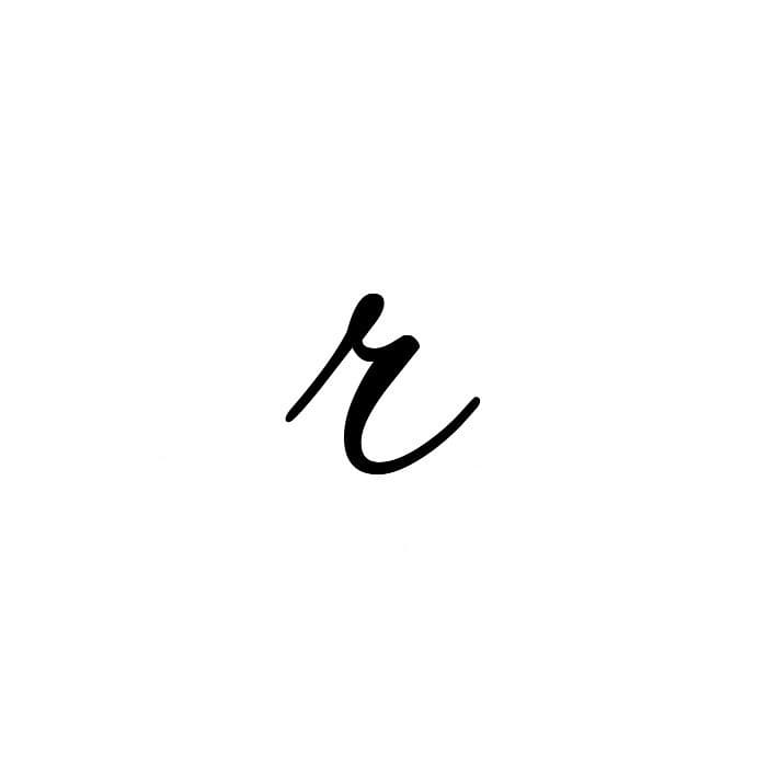 Letter R In Cursive Lowercase - High Resolution Nature Illustrations for Desktop