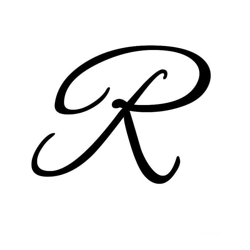 Fancy Cursive Letter R - Best Vintage Photos in Ultra HD