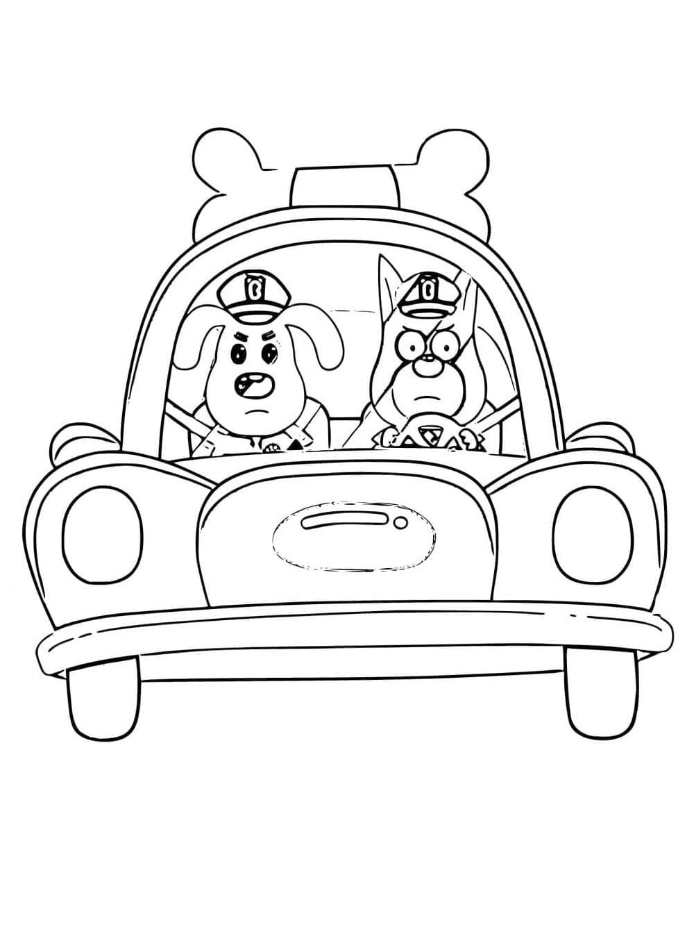Printable free sheriff labrador coloring page