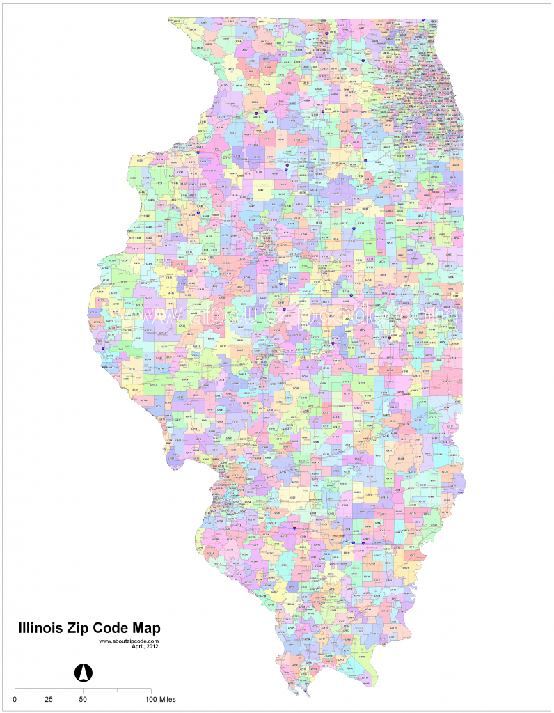Chicago Zip Code Map Printable - Printable Maps