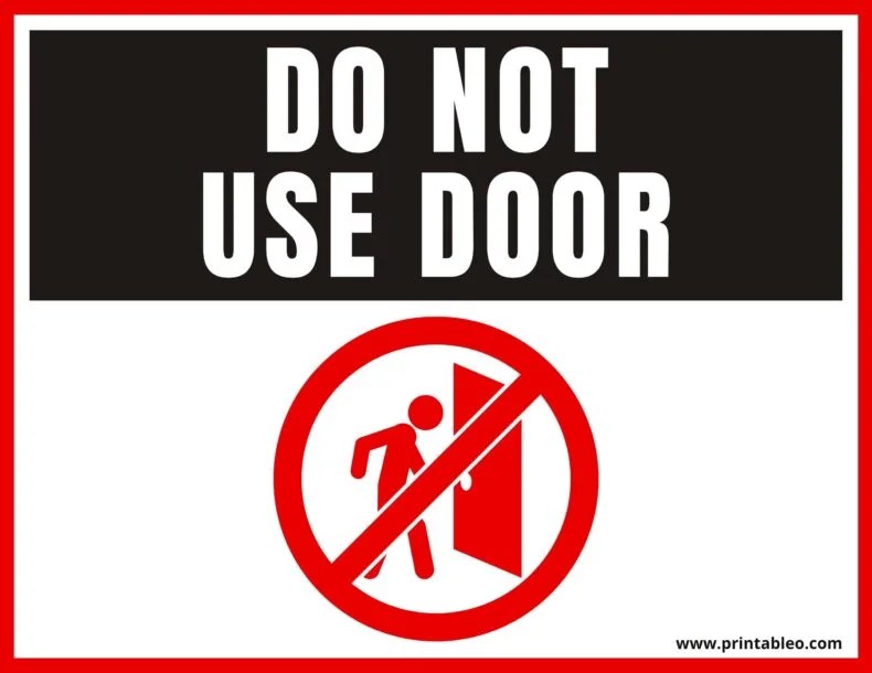 34+ printable do not use signs