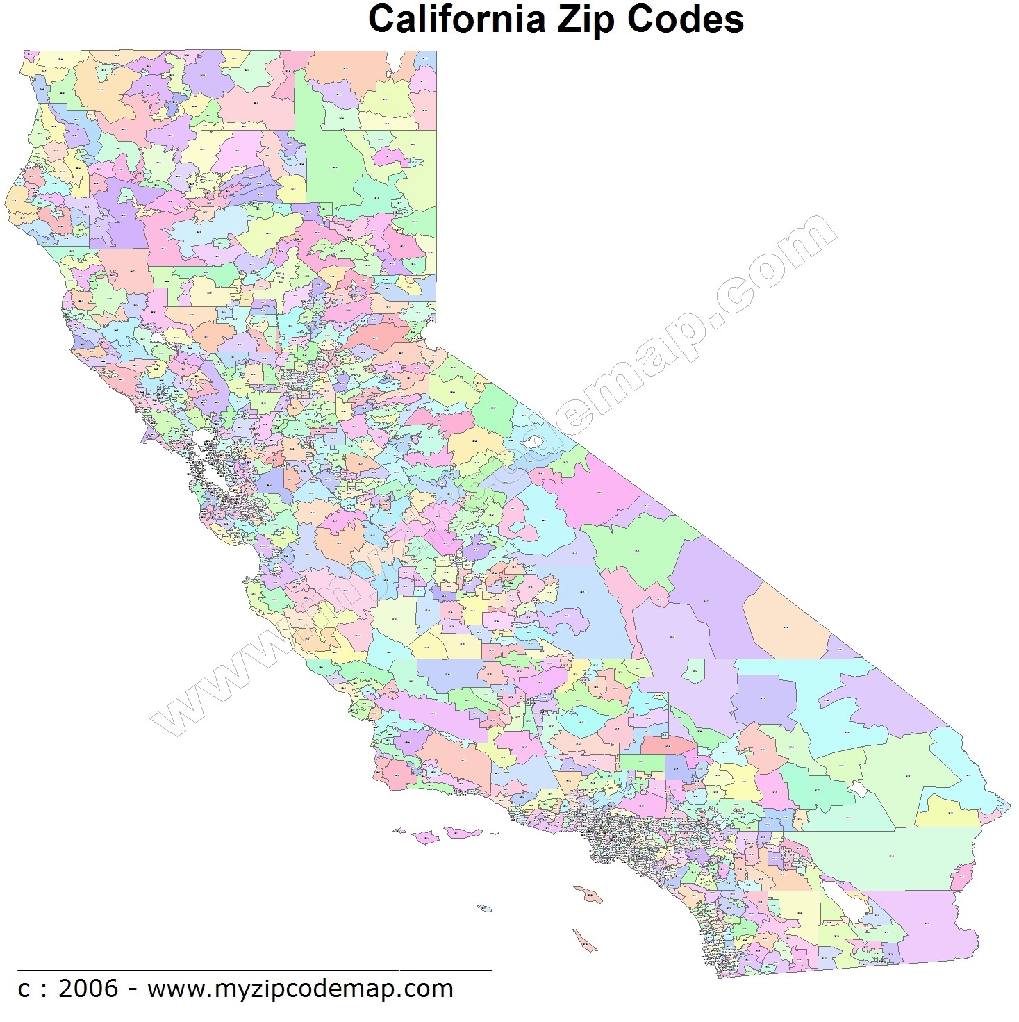 Printable California Zip Code Map Download Free Printable Templates Printable California Zip Code Map 2 