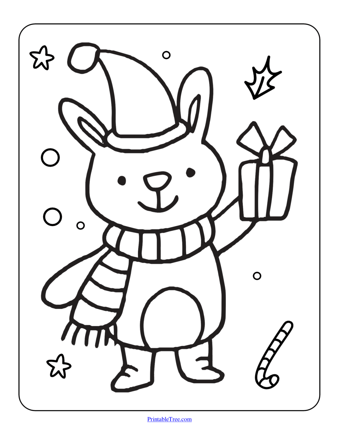 Free printable christmas coloring pages pdf for kids and adults