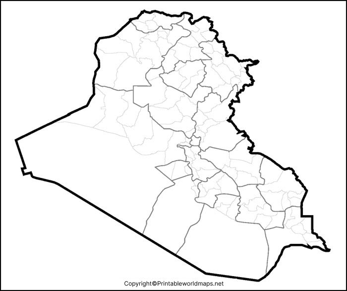 Printable Blank World Map Perfect For Any Purpose Printable Map Of Iraq 