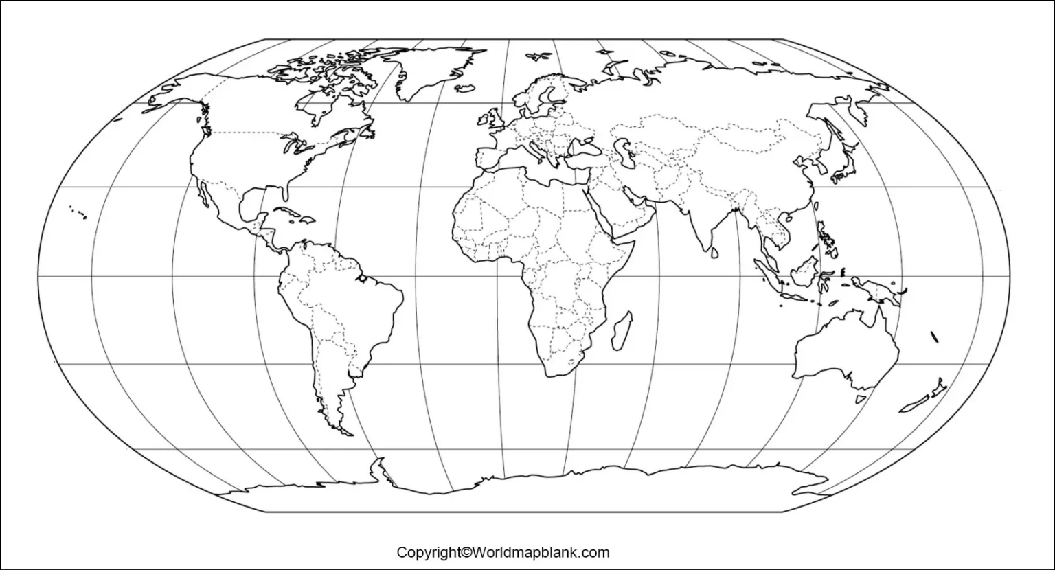 Printable Blank World Map World Map Blank PDF Printable World Maps Image 69 1536x830 