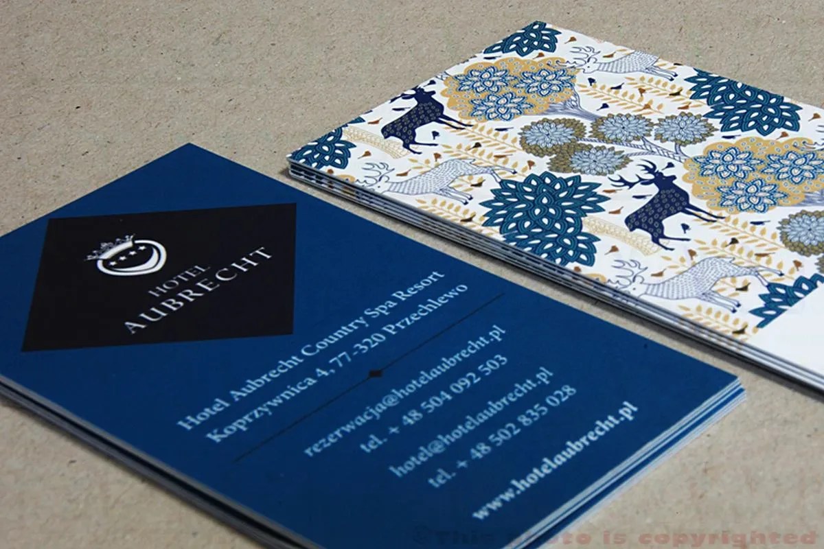 Soft-touch business cards