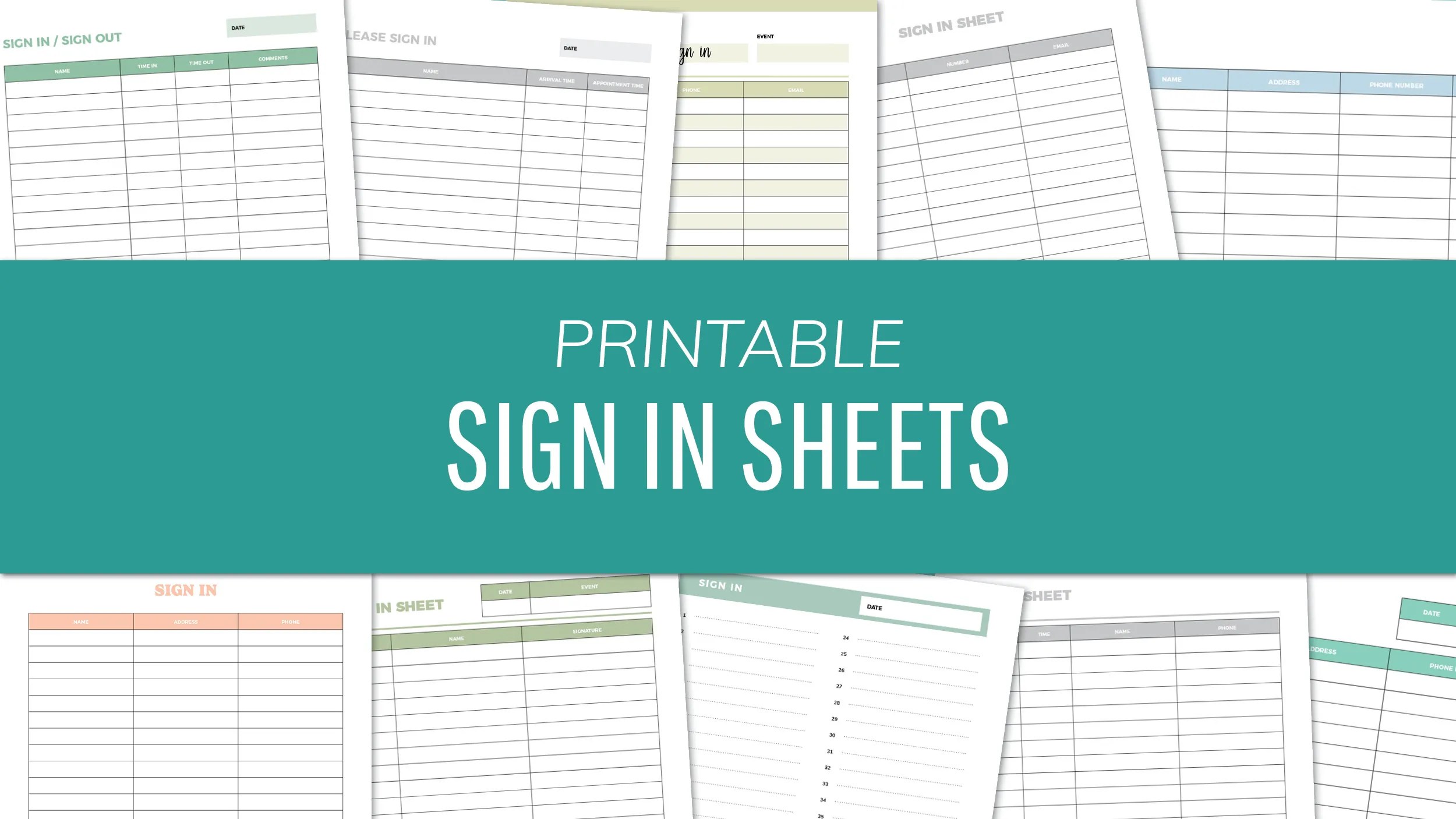 FREE Secret Santa Sign Up Sheets Printable Sign Up Lists Free Printable Sign In Sheets.webp