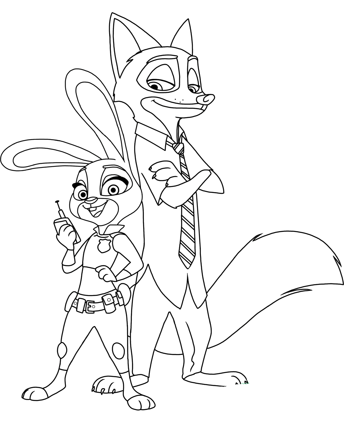 44 zootopia coloring pages printable pdf updated