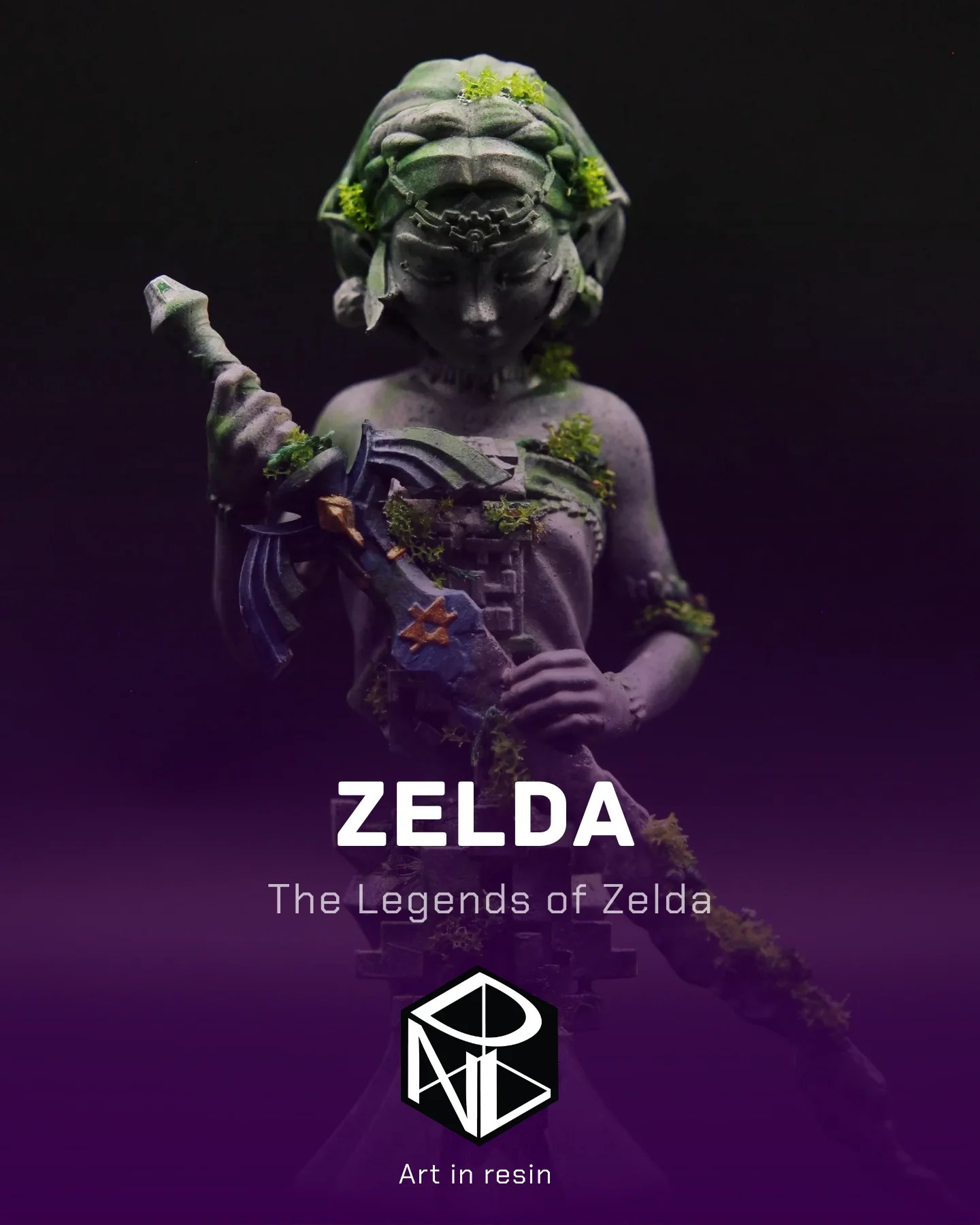 light guardian princess 3d resin figure