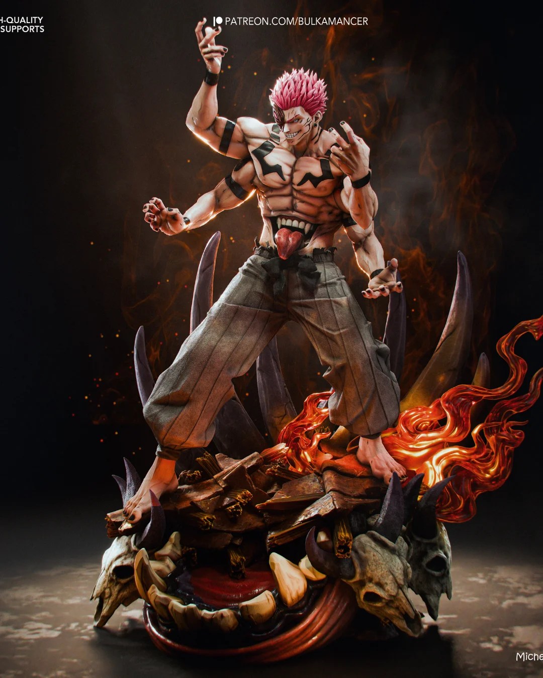 plantilla con opciones de figura | 3d resin figure (copy)