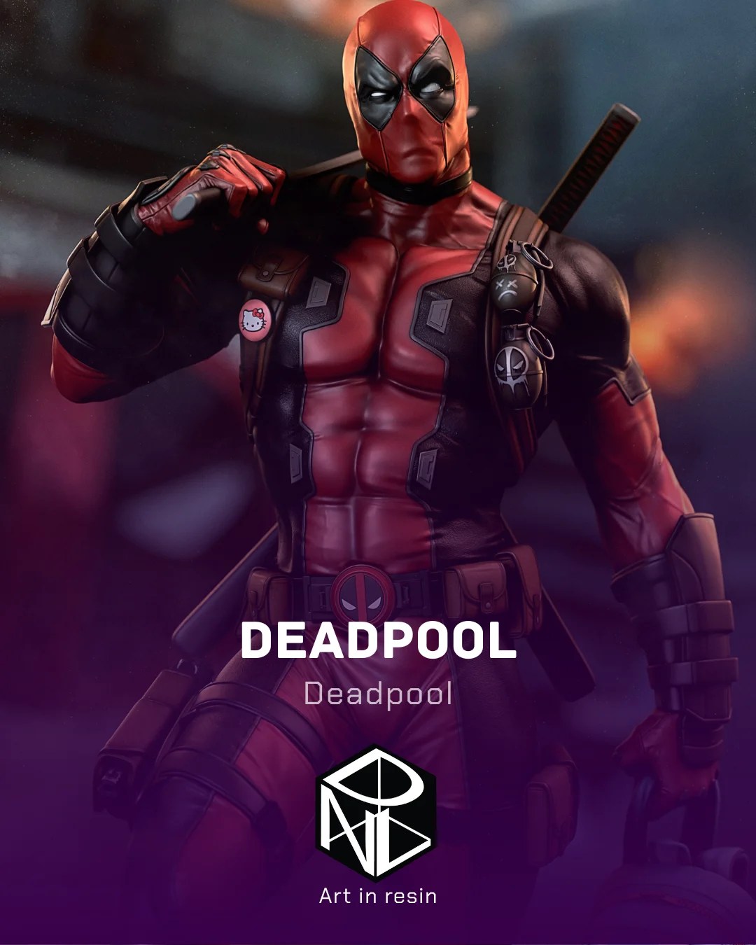 the merc with a mouth | 3d resin figure