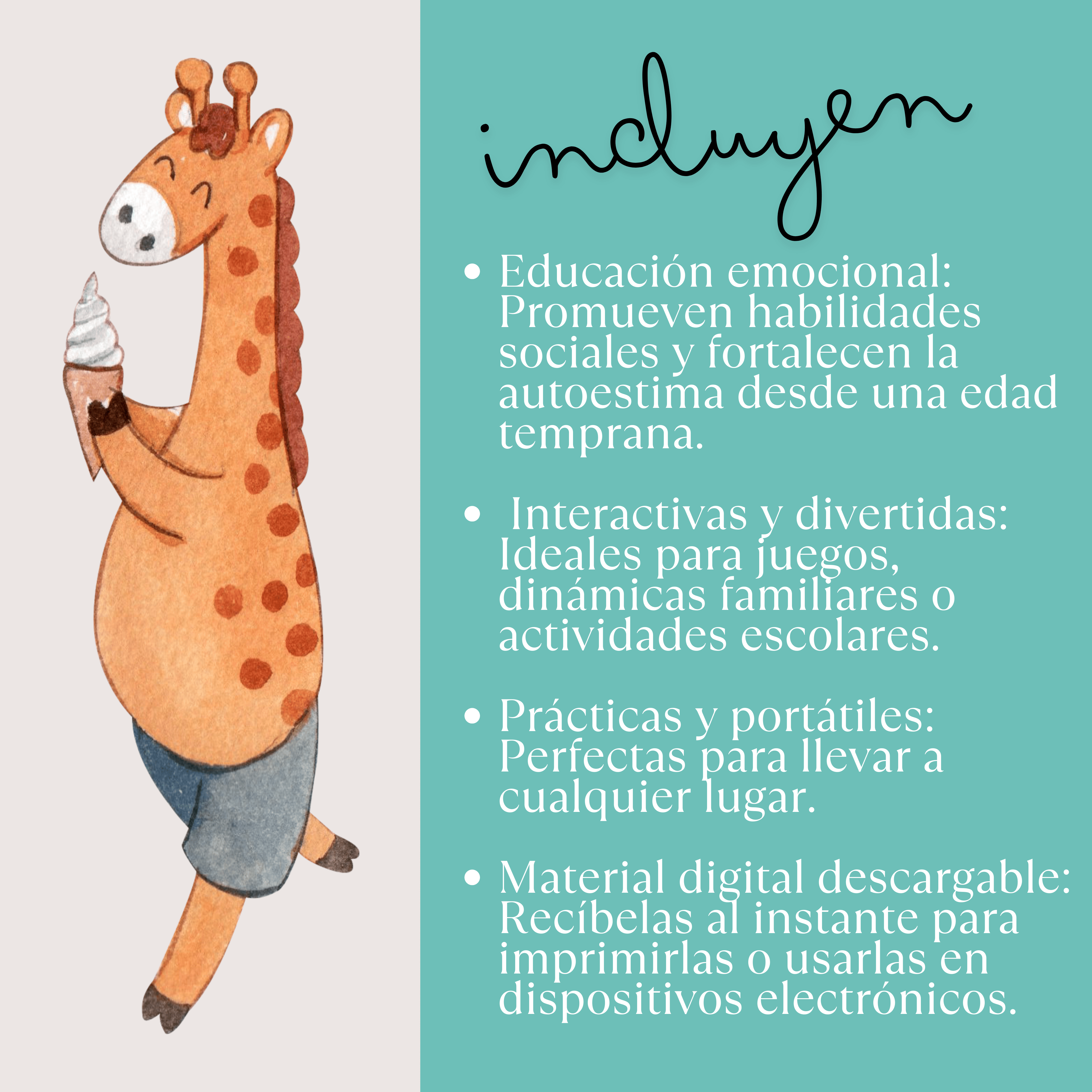 Tarjetas de Autoestima para niños