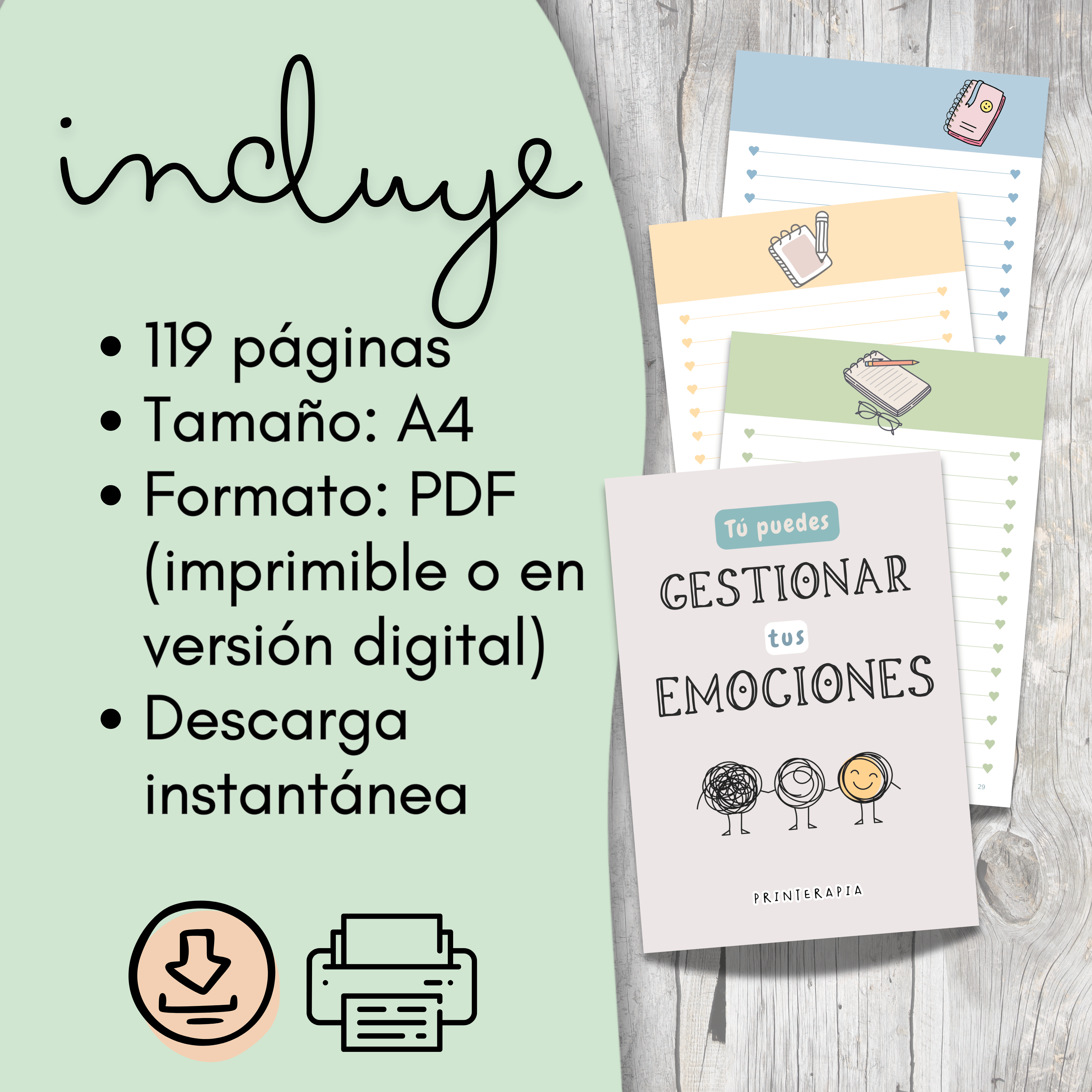 Diario de gestión de emociones