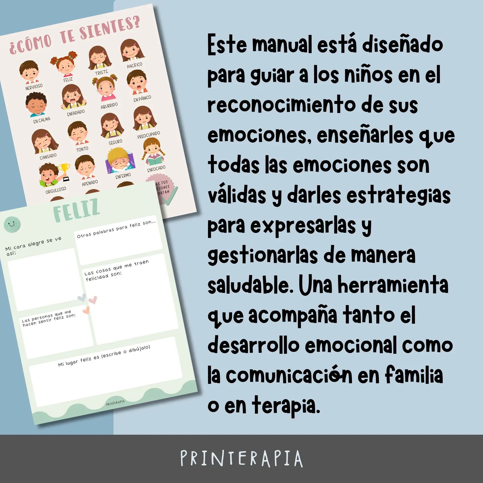 Zonas de regulación niños - Hojas de trabajo PDF