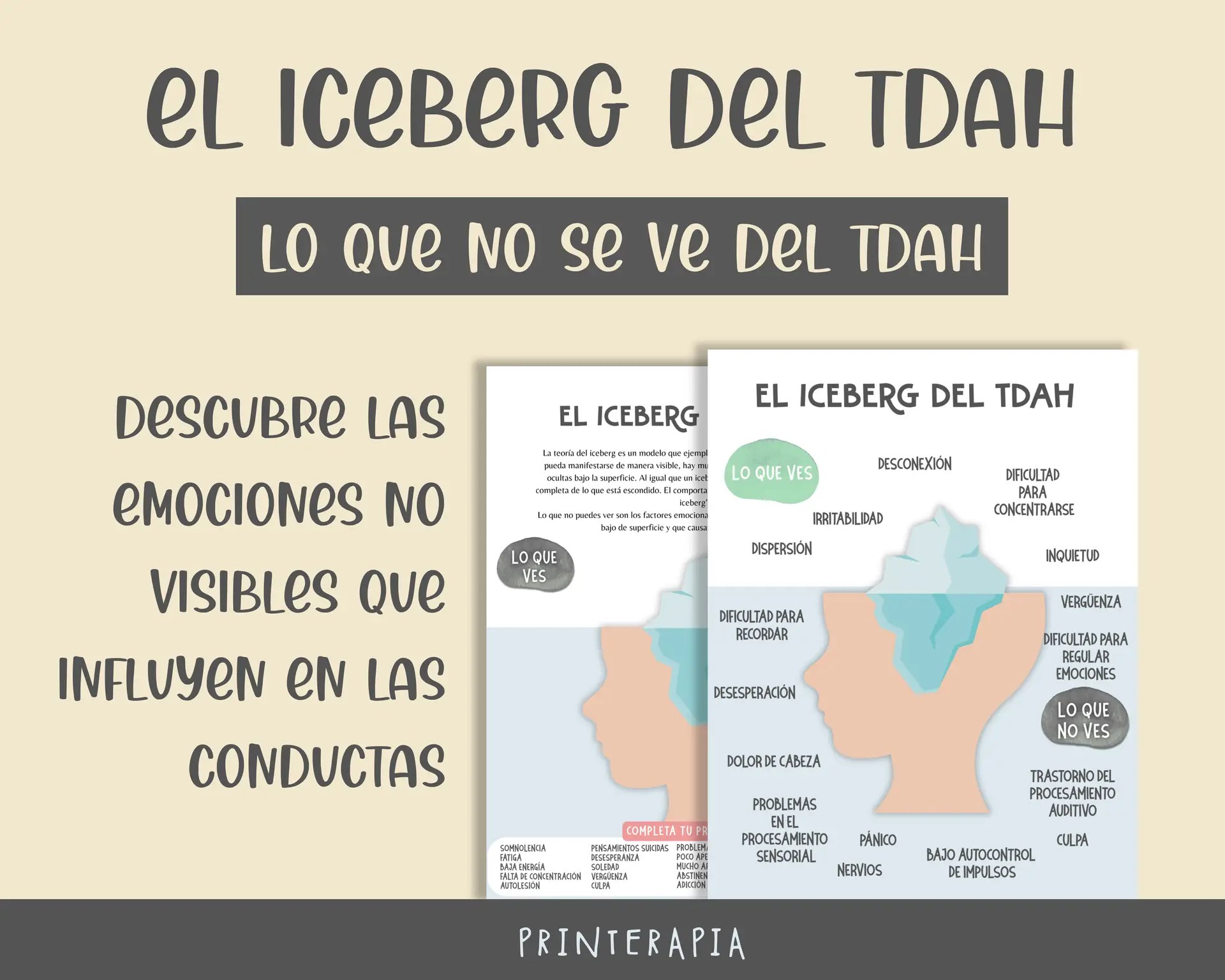 TDAH niños – Infografías funciones ejecutivas PDF