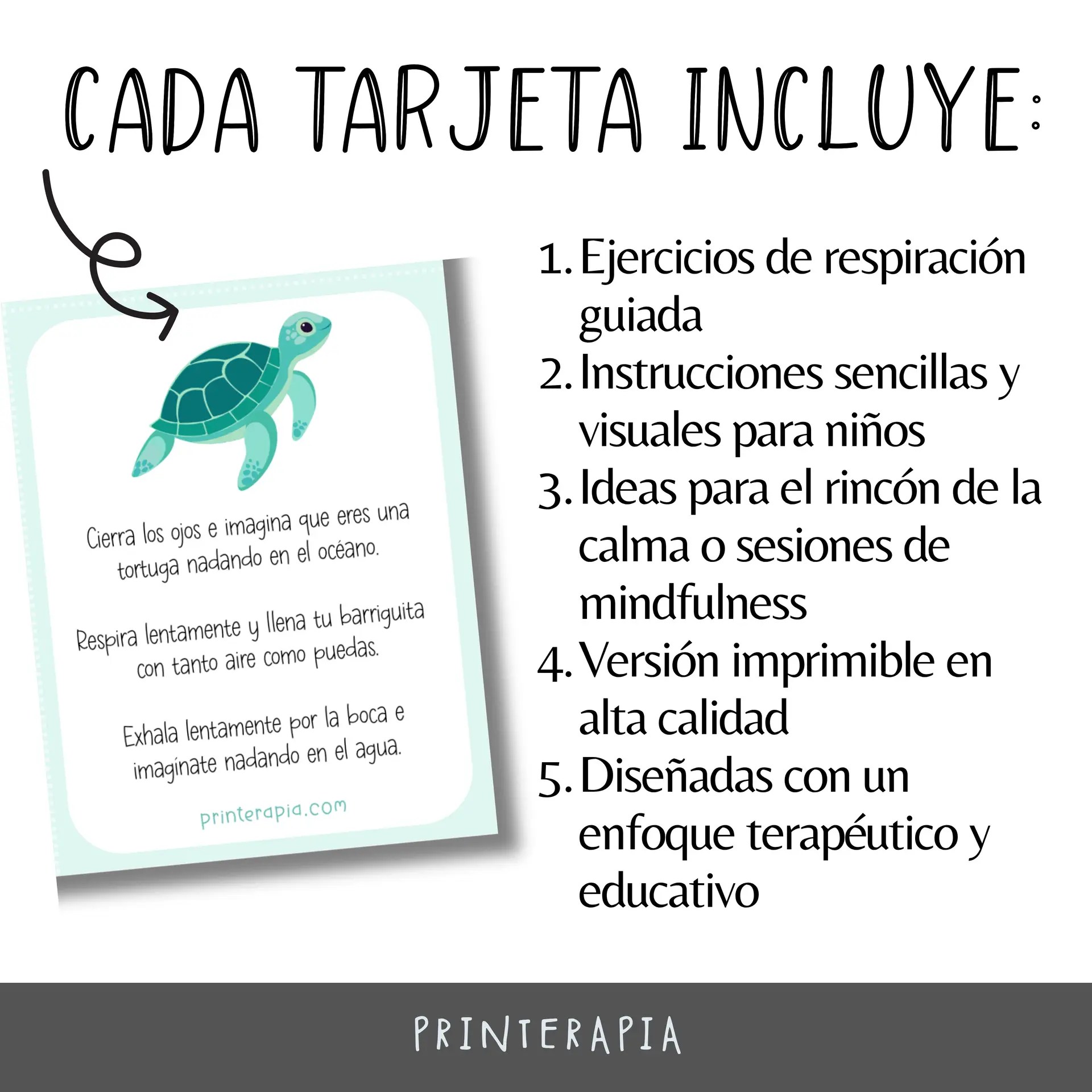 Tarjetas respiración niños – Mindfulness y calma PDF
